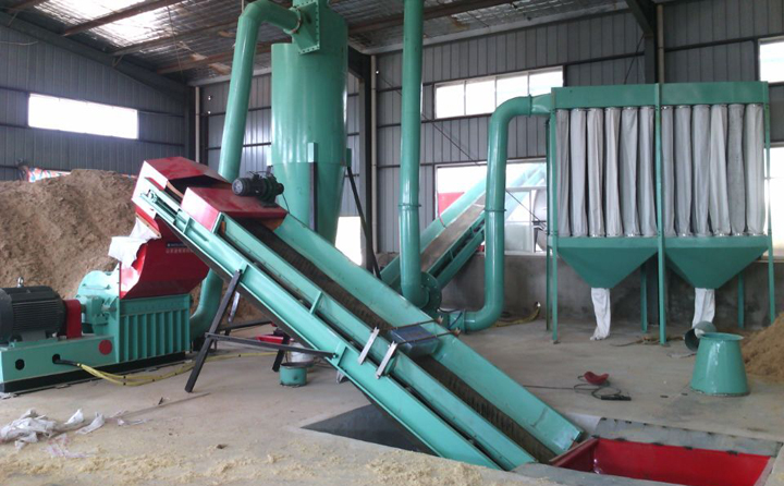 玉米秸稈顆粒機生產(chǎn)線現(xiàn)場 玉米秸稈顆粒機生產(chǎn)線現(xiàn)場