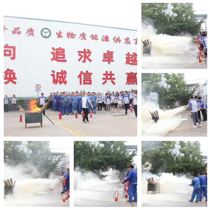 隨后，集團(tuán)消防安全員為廣大職工講解滅火器和消防水槍的使用方法，并現(xiàn)場(chǎng)演示。廣大員工積極參與到教學(xué)演練當(dāng)中，進(jìn)一步鞏固消防培訓(xùn)知識(shí)。
